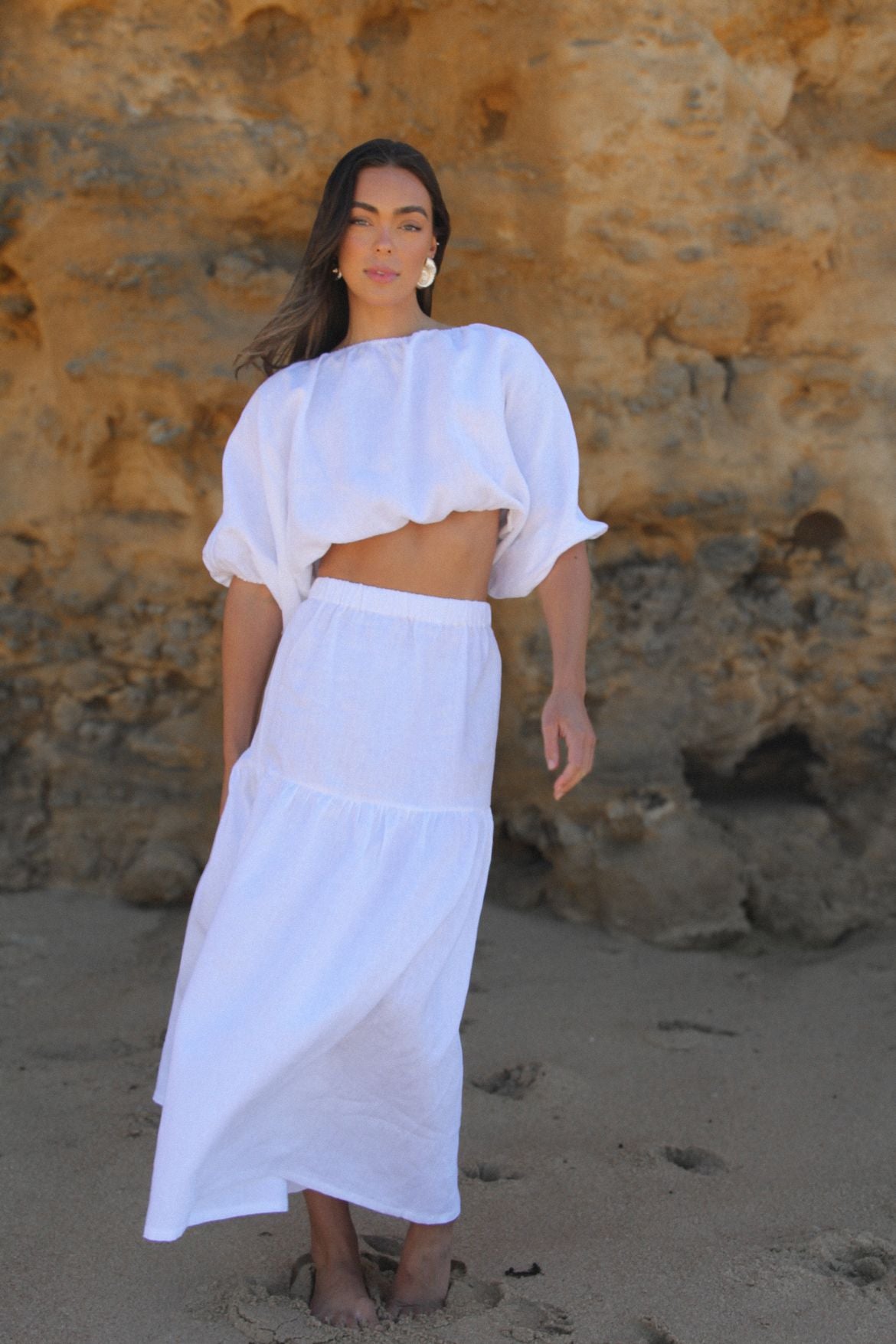 ZEPHYR SKIRT ~ white