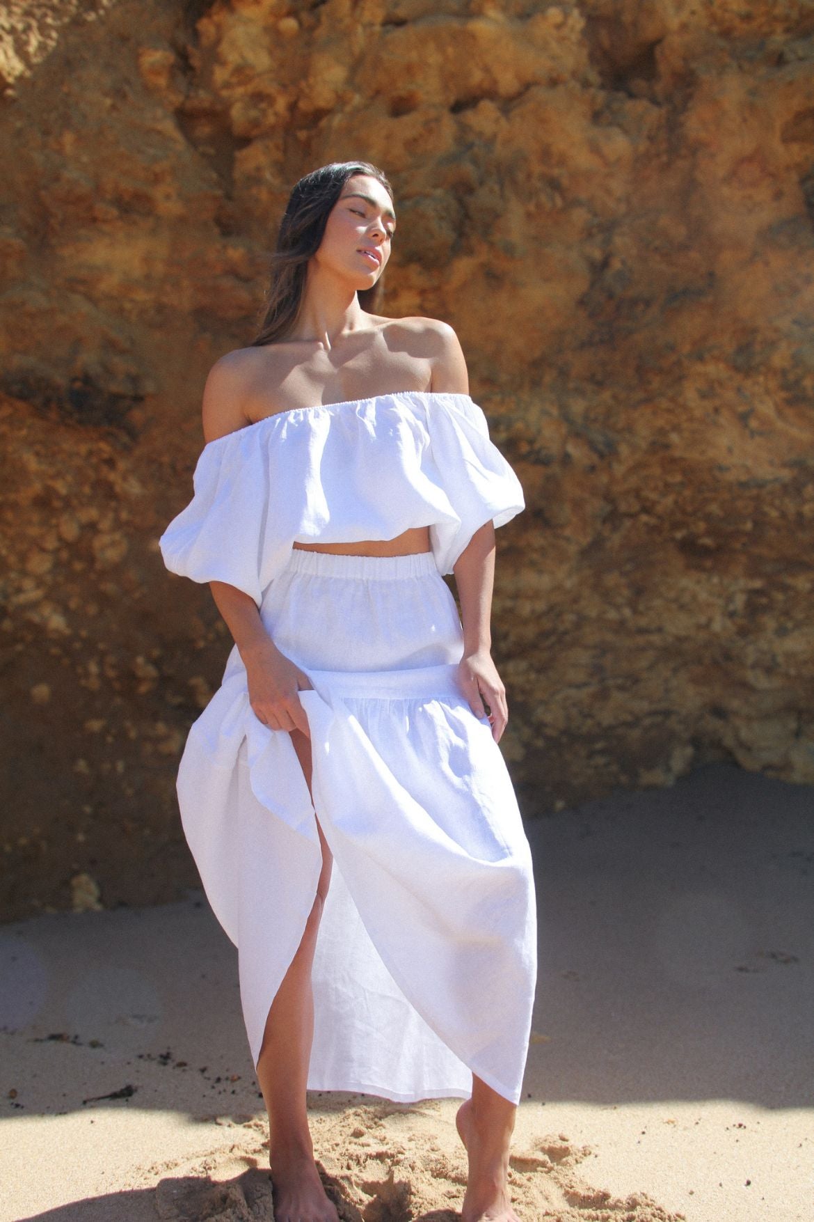 ZEPHYR SKIRT ~ white