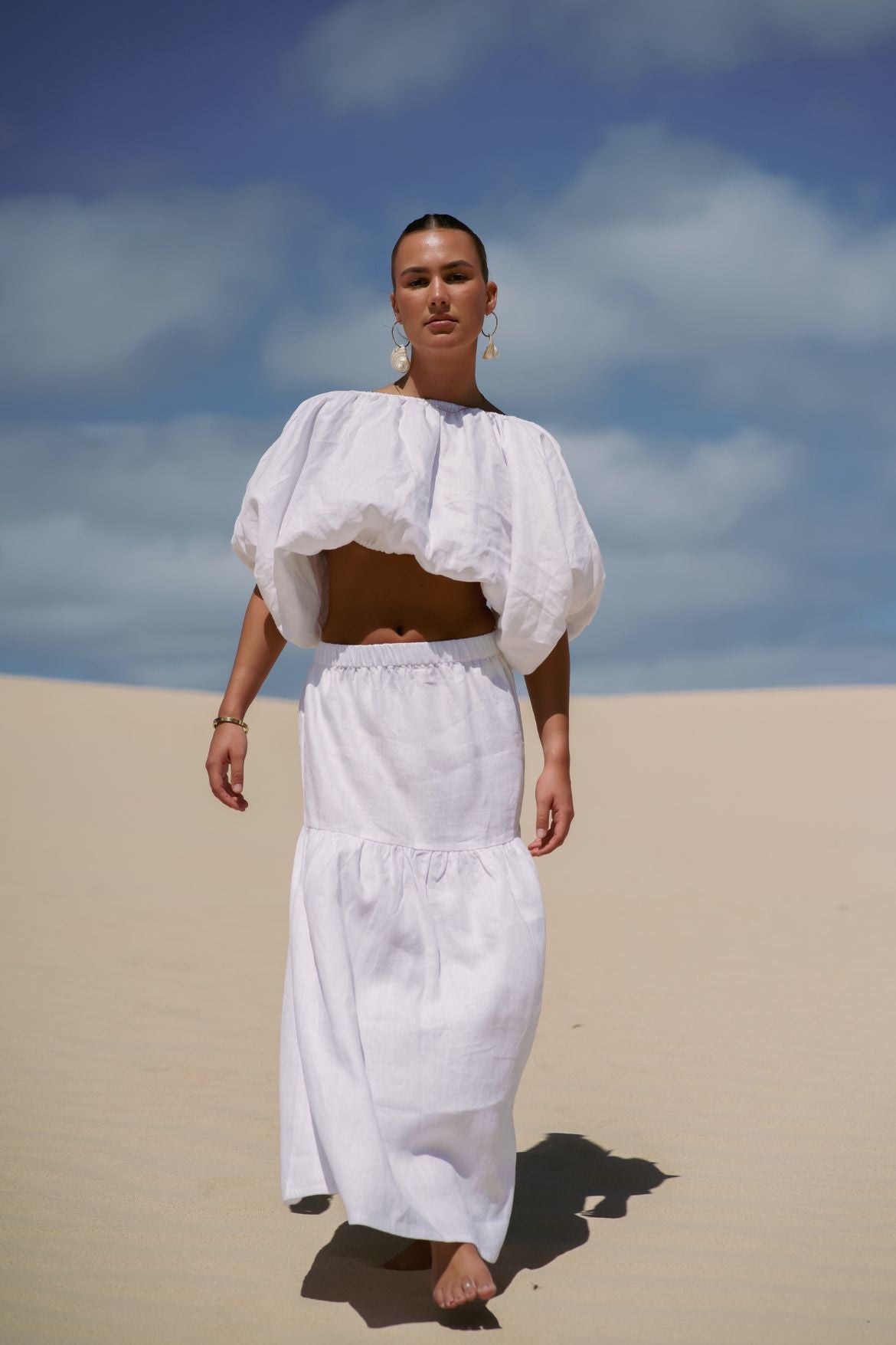 ZEPHYR SKIRT ~ white