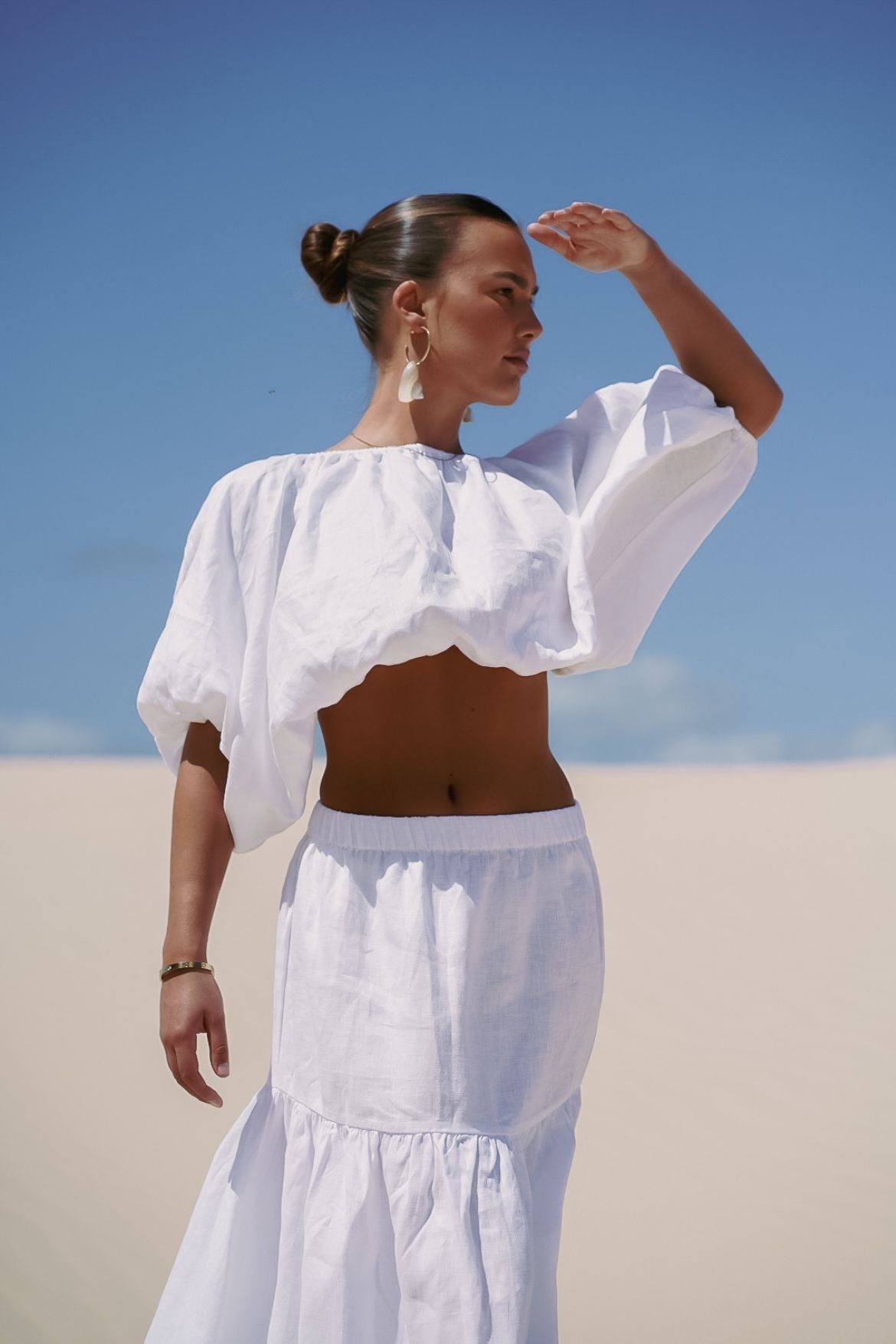 ZEPHYR SKIRT ~ white