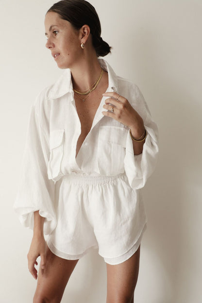 SIRENA SHORTS - white