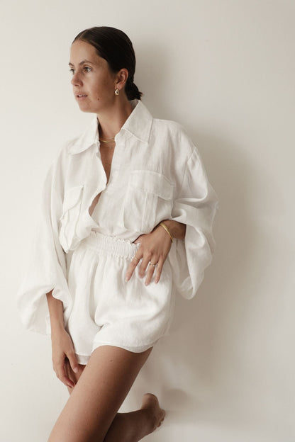 SIRENA SHORTS - white