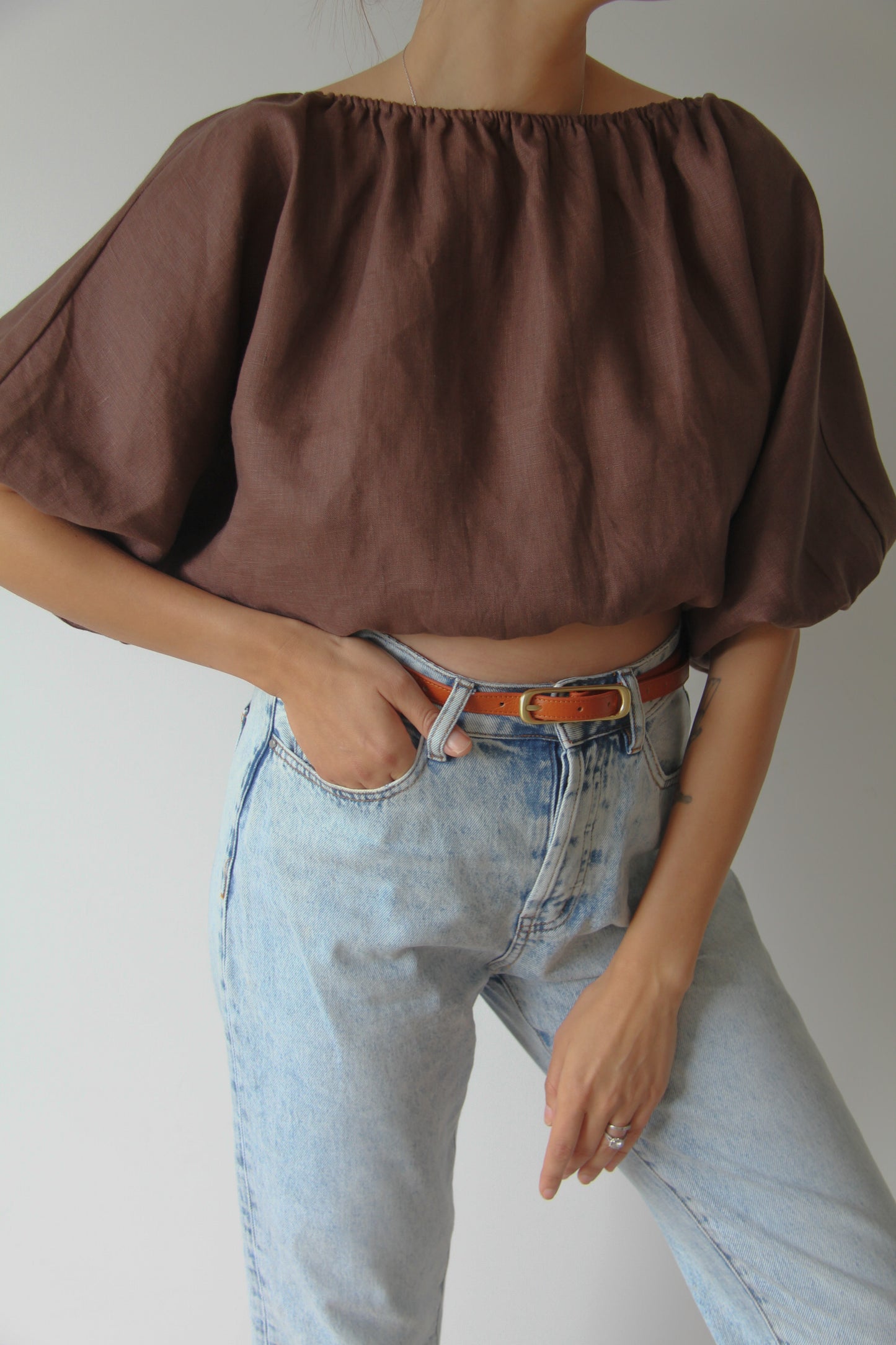 KEA TOP - CHOCOLATE