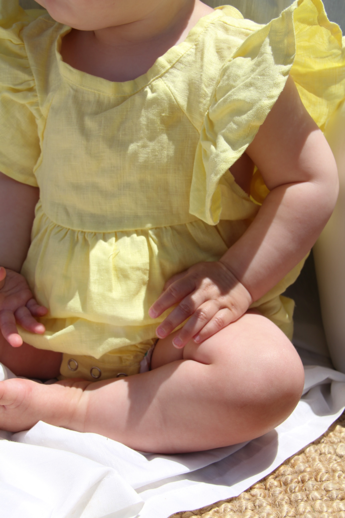 Harper Romper ~ lemon