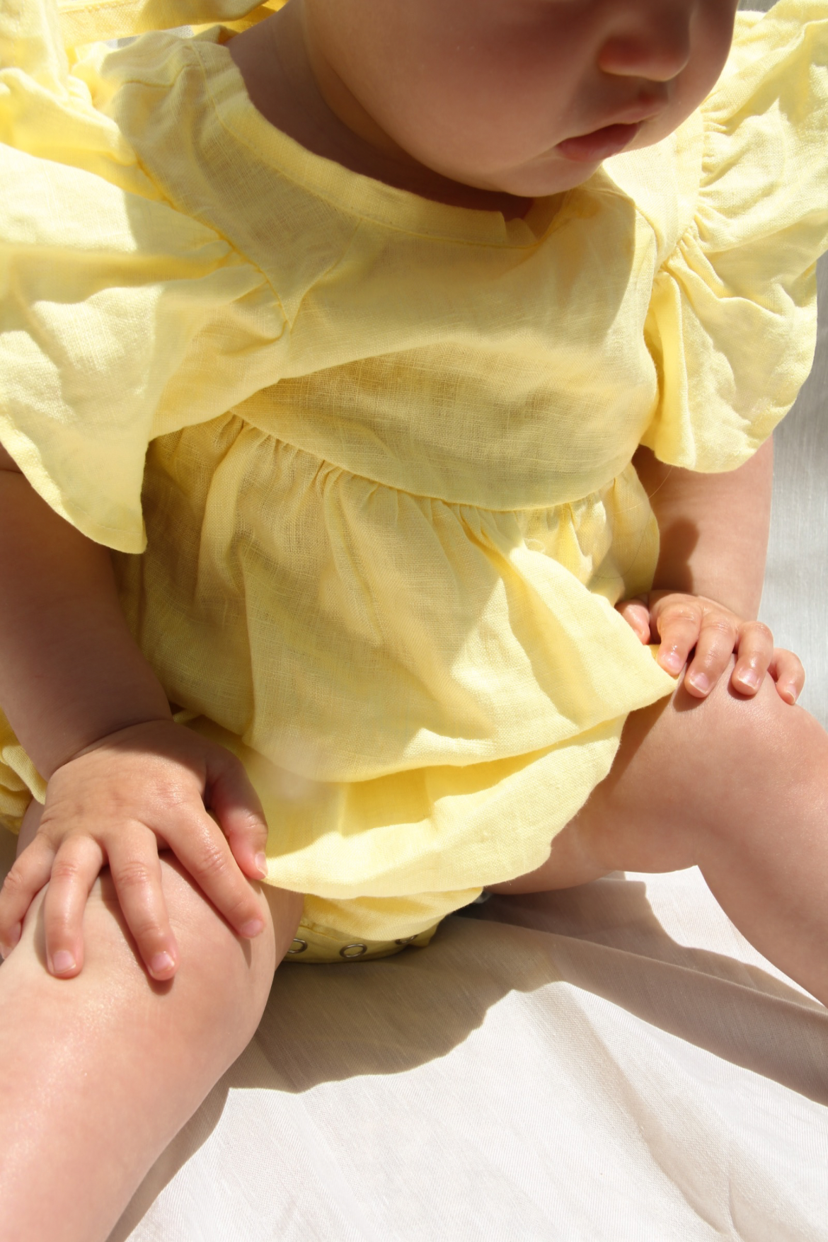 Harper Romper ~ lemon