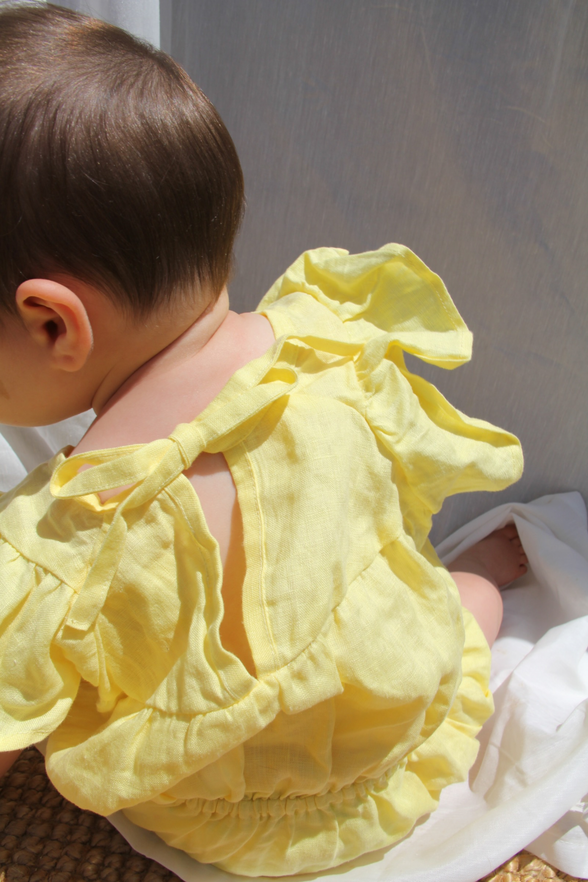 Harper Romper ~ lemon