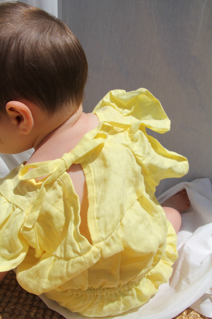 Harper Romper ~ lemon