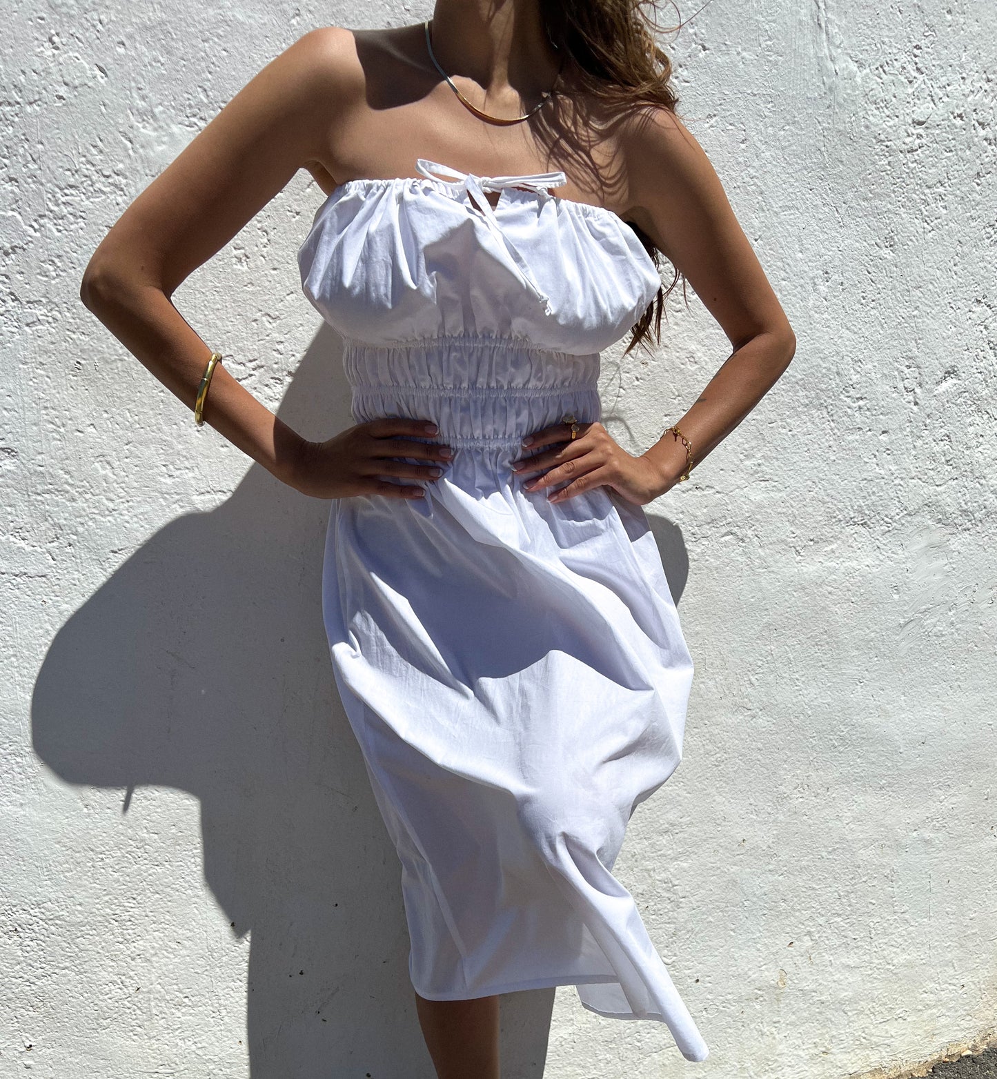 FRASER DRESS ~ White