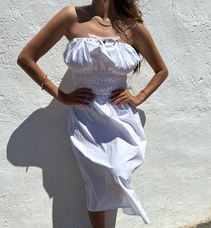 FRASER DRESS ~ White